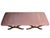 Vintage Dorothy Draper Espana Pink Velvet Bench With Curule Legs For Sale - Image 9 of 15
