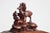 Rare and impressive, this 19th-century hand-carved Swiss Black Forest cigar box is crafted from rich walnut, offering a...