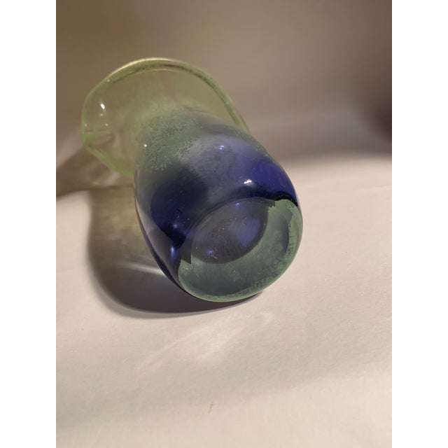 Vintage 1970s Murano Hand Blown Glass Tulip Vase Chairish