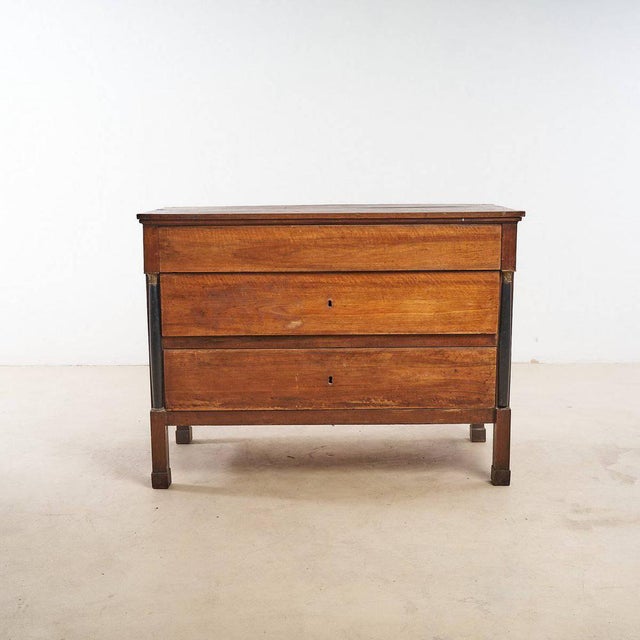 Empire Walnut Chest of Drawers For Sale - Image 10 of 10