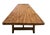 Vintage Elm Farmhouse Table, 1950 For Sale