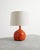 Mid-Century French Red Apple Ceramic Lamps by Jacques & Dani Ruelland, France, 1960s, Set of 2 For Sale - Image 6 of 7