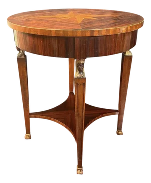 Early 19th Century Inlaid Empire Accent Table