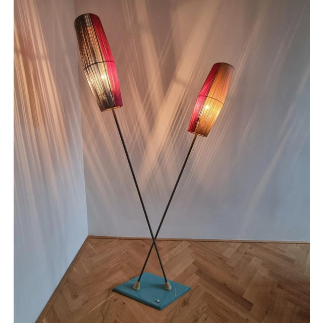 Metal Mid-Century Floor Lamp, Germany, 1960s For Sale - Image 7 of 18