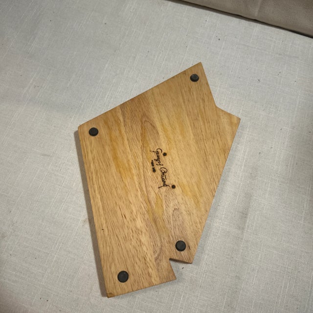 Vintage George Briard Two-Toned Decorative Tray For Sale In Atlanta - Image 6 of 7