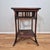 Brown 2010s British Colonial Style Rattan & Wicker Square Tiered Side Table For Sale - Image 8 of 12