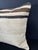 Contemporary Turkish Hemp Pillow Cushion Natural Beige Black Cushion Cover 20"x20" For Sale - Image 3 of 4