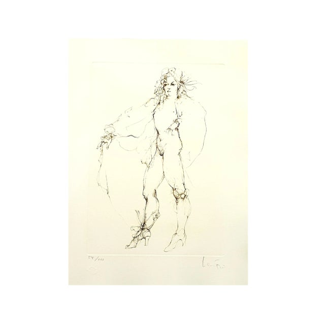 Leonor Fini - Fearless - Original Handsigned Lithograph 1986 For Sale - Image 3 of 9