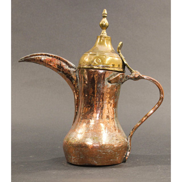 Late 19th Century Middle Eastern Arabian Tinned Copper Dallah For Sale - Image 5 of 13