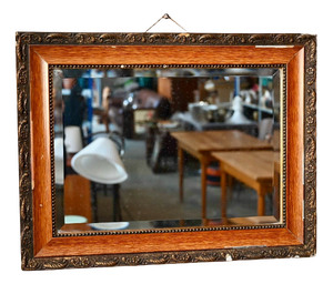 Vintage Bohemian Beveled Wall Mirror, France, 1940s