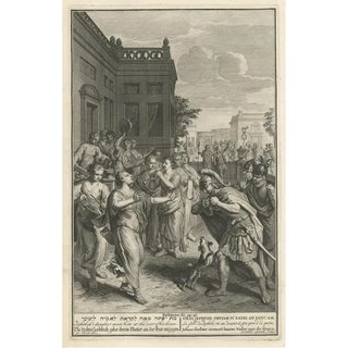 Hoet, The Story of Jephthah's Daughter, 1728, Print For Sale