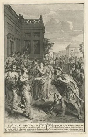 Hoet, The Story of Jephthah's Daughter, 1728, Print