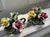 Mid 20th Century Mid 20th Century Italian Capodimonte Ceramic Flower Candlestick Holders With Finger Loops-Set of 2 For Sale - Image 5 of 11