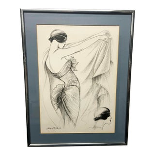 Antonio Lopez - Lithograph, 1979- Coty Awards, Ralph Lauren For Sale