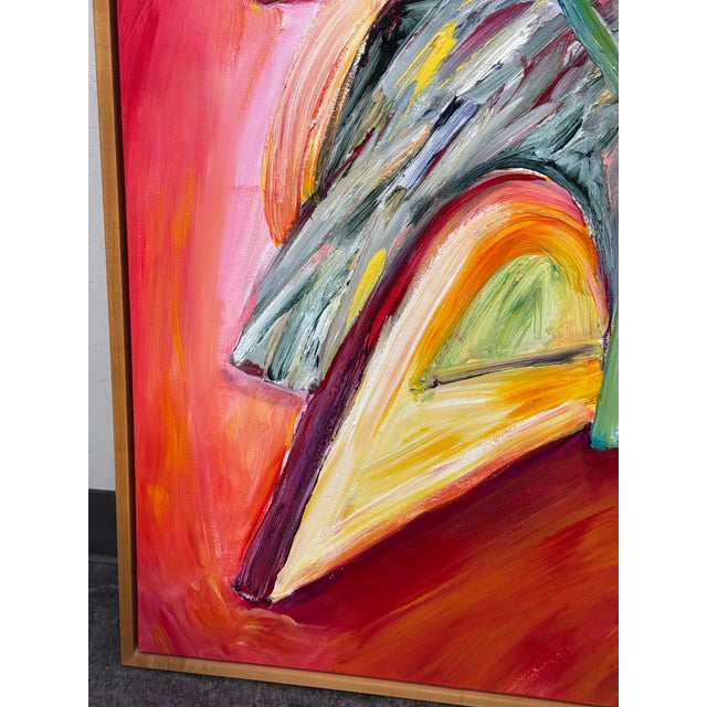 2000 - 2009 Circa 2004 Albert E. Smith Abstract, Framed For Sale - Image 5 of 12