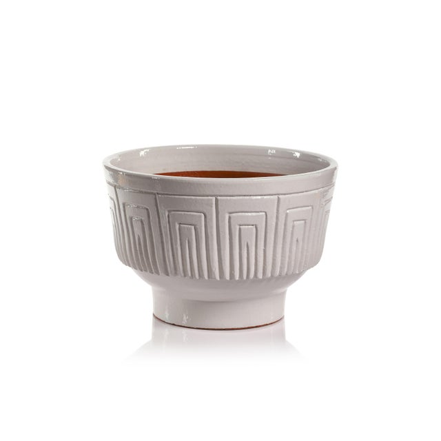 Rustic Vienna 15" Diameter Ceramic Planter / Bowl For Sale - Image 3 of 3