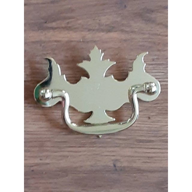 Sets 1980s Never Useod Shiny Gold Brass Chippendale Hardware Chippendale - 3 Sets of 6+ For Sale In Atlanta - Image 6 of 6