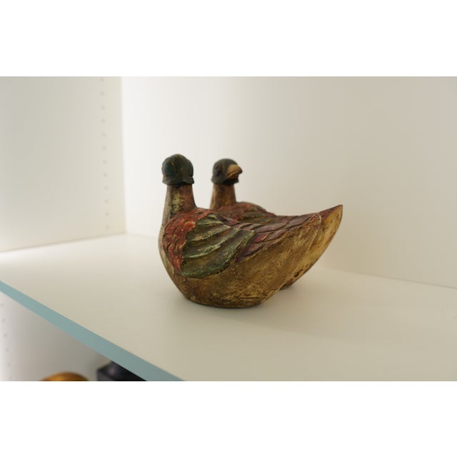1990s Vintage Small Bird Decor Figurines (Set of 2) For Sale - Image 5 of 18