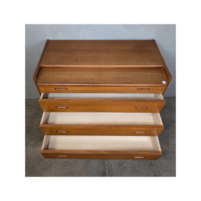 1960s Chest of Drawers with Secretaire, Denmark, 1960s For Sale - Image 5 of 14