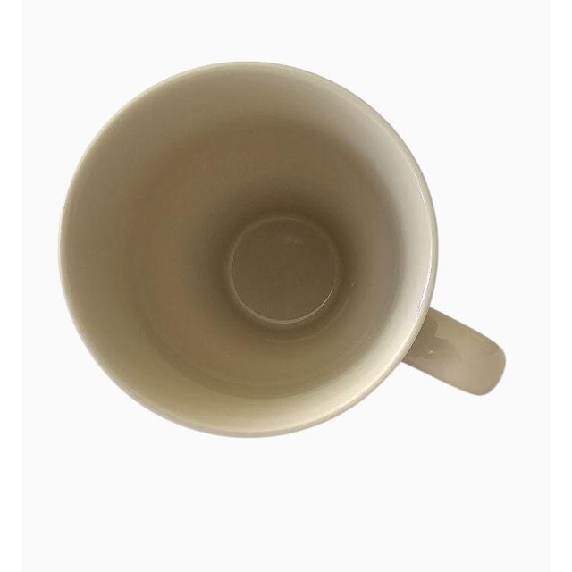 Oneida Russel Wright Oneida 4-1/2" Tall Mug in Linen White - New - Unused - Euc For Sale - Image 4 of 5