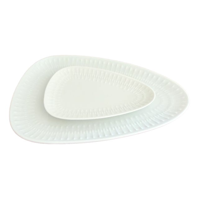 Small German Hutschenreuther Trays, 1960s, Set of 2 For Sale