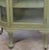 Wood Antique Paine Furniture Co. Of Boston 1920’s Green Display Cabinet For Sale - Image 7 of 11