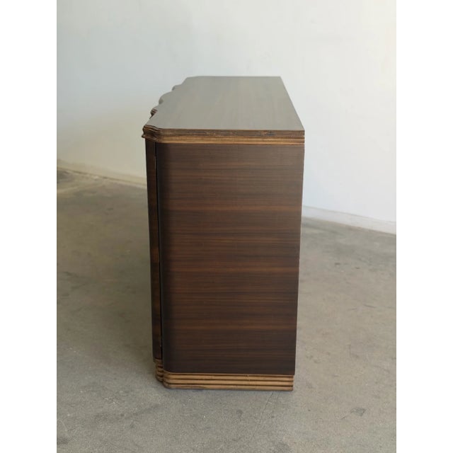 Vintage Art Deco Wavy Sideboard For Sale - Image 9 of 18