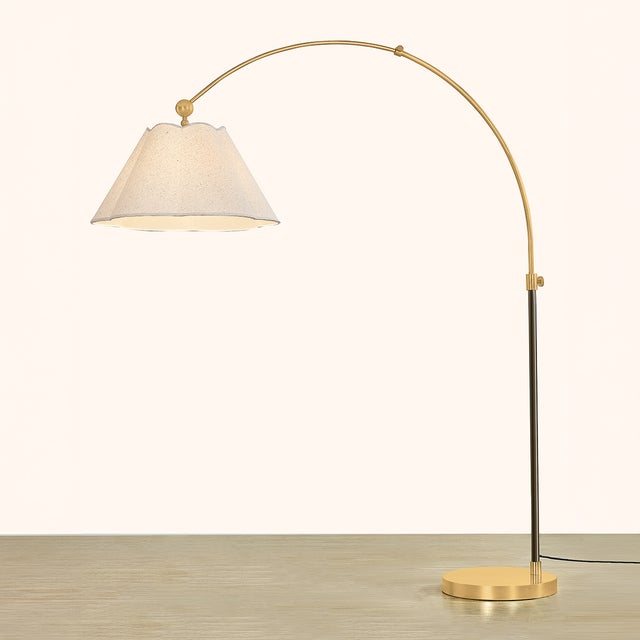 Mitzi Janie 22 in. 1 Light Floor Lamp in Aged Brass and True Bronze Finish For Sale In New York - Image 6 of 13