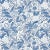 Sample - Schumacher Gloria Fabric in Delft For Sale