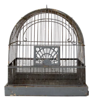 Antique Crown Birdcage