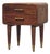 Roasted Almond-Finish Mango Wood 2-Drawer Nightstand For Sale