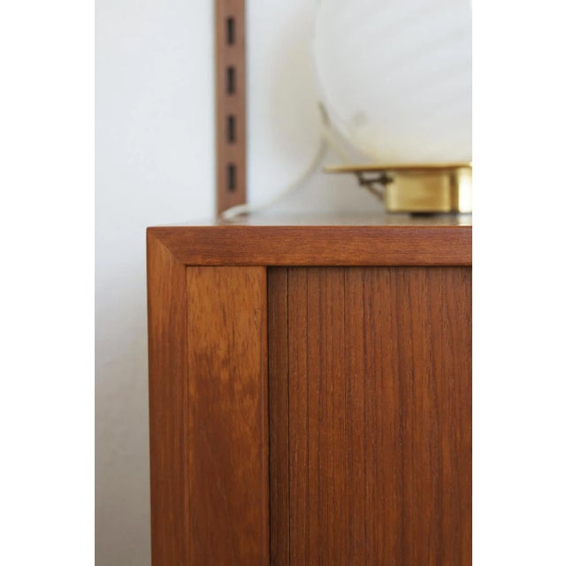 Brown Mid-Century Modern Wall Unit by Kai Kristiansen for FM Mobler, 1960s For Sale - Image 8 of 13
