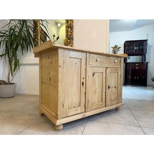 Antique Rustic Changing Table or Chest of Drawers in Wood For Sale - Image 6 of 14