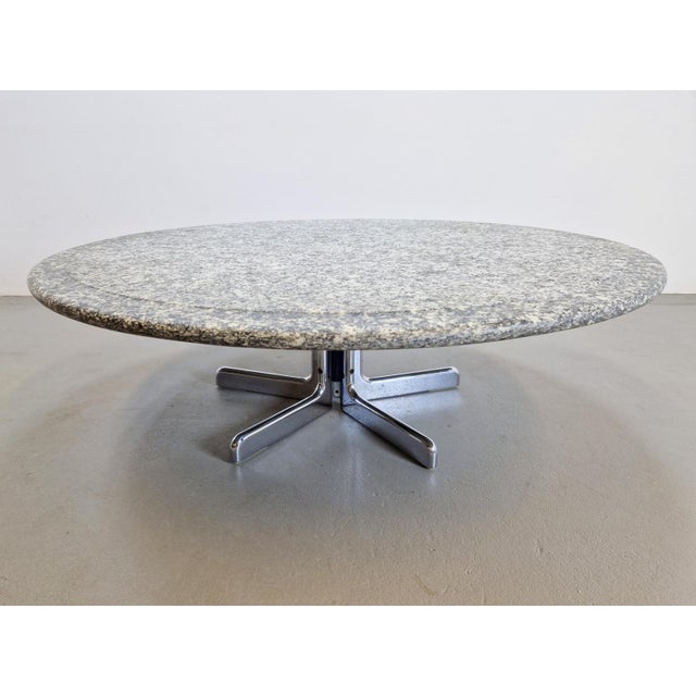 Round Granite Coffee Table by Ammannati & Vitelli for Bruno Brunati, Italy, 1970s For Sale - Image 15 of 15