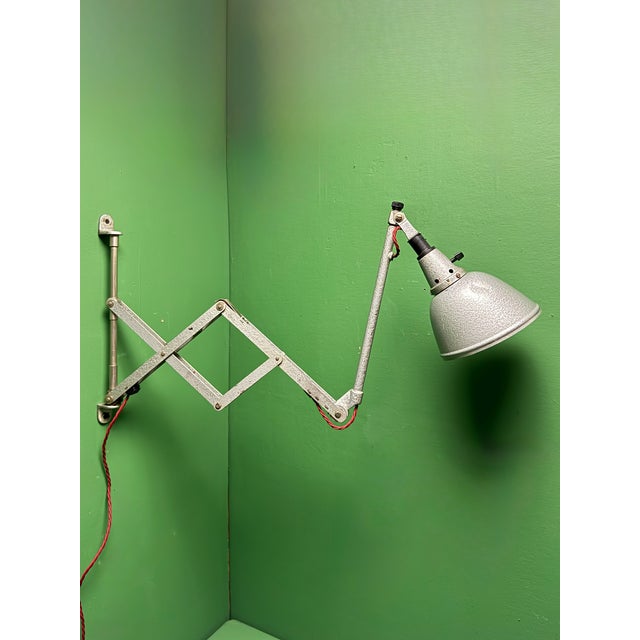 Scissor Lamp by Curt Fischer for Midgard, 1930s For Sale - Image 4 of 11