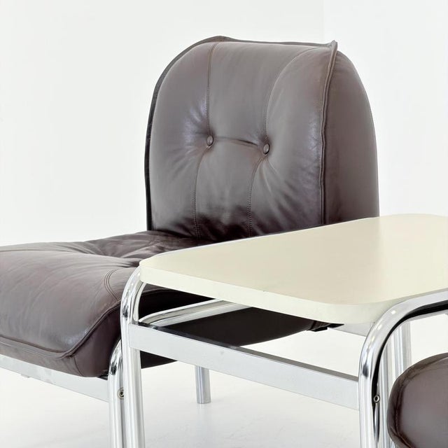 1 of 3 Mid-Century Girsberger Eurochair White Coffee Table, Swiss 1980s For Sale - Image 18 of 18