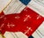 ….TITLE: Handmade Americana Bow Tie Quilt Mat - Vintage Men's Shirting Fabrics SUBTITLE: 14" x 16" Hand-Stitched Red,...