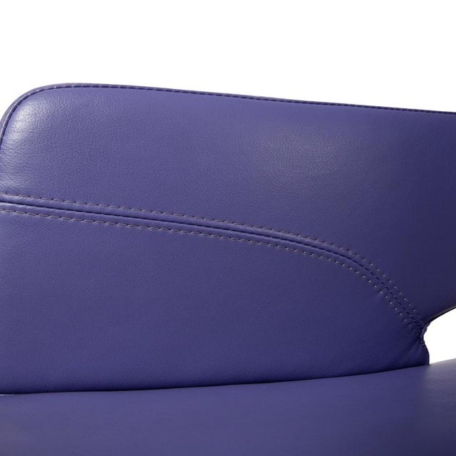 Modern S 845 Leather Office Chair in White Purple with Manual Function from Thonet For Sale - Image 3 of 13