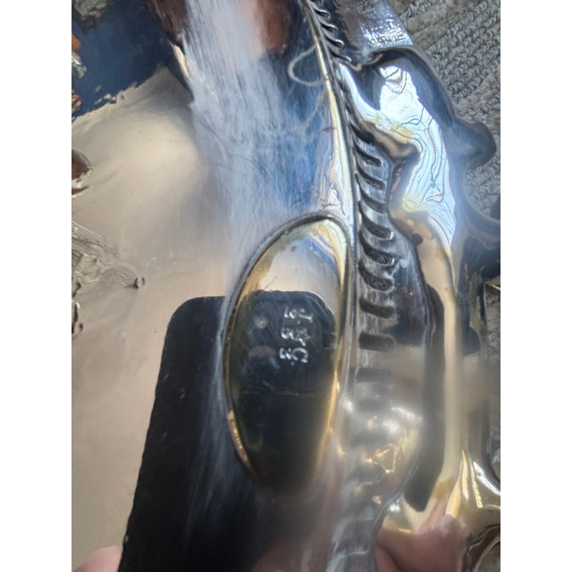 Monumental Silver Plate Reticulated Tray For Sale - Image 11 of 16