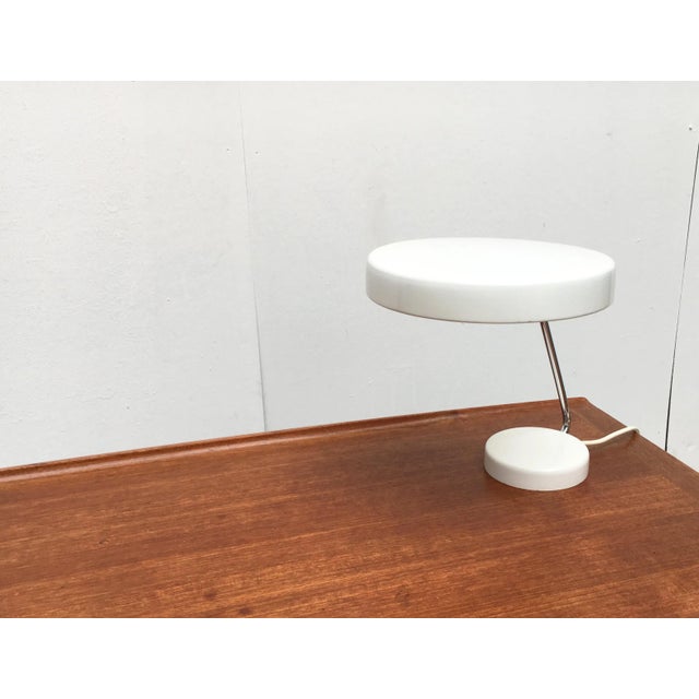 Silver Mid-Century German Minimalist 6658 Table Lamp from Kaiser Idell / Kaiser Leuchten For Sale - Image 8 of 18
