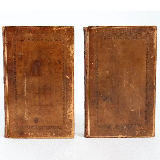 Early 19th Century Hudibras, A Poem by Samuel Butler 2 Volume Leather Books - Set of 2 For Sale - Image 4 of 13
