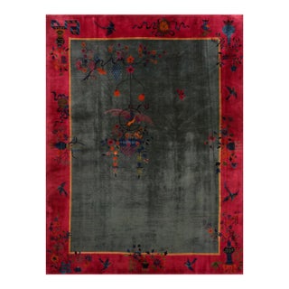 1920s Chinese Art Deco Carpet ( 8'10'' x 11'6'' - 270 x 350 ) For Sale