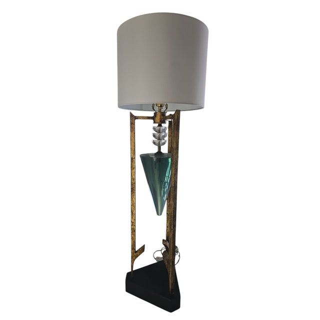 Postmodern Vintage Lamp in Style of Hivo Van Teal For Sale - Image 3 of 12