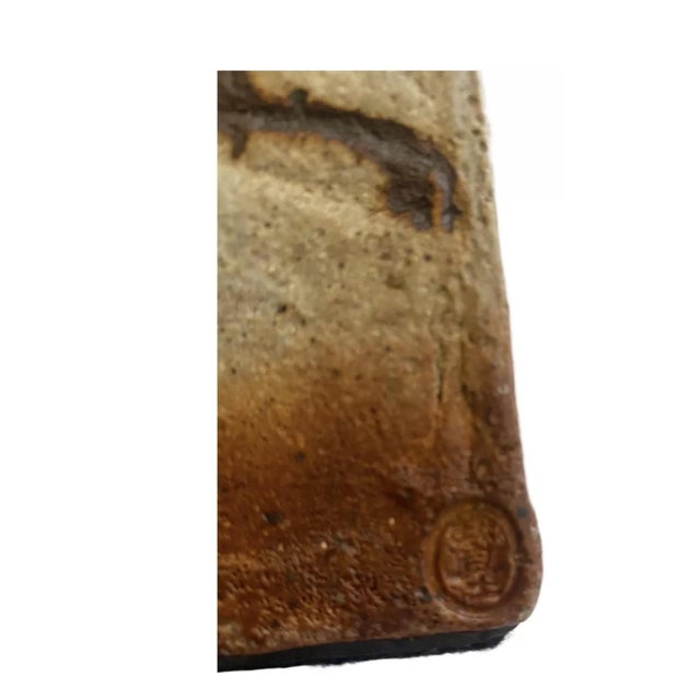 1960s Mid Century Danish Modern Studio Pottery Vase For Sale - Image 5 of 9