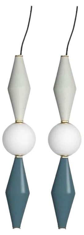 Gamma D Lamp by Mason Editions, Set of 2