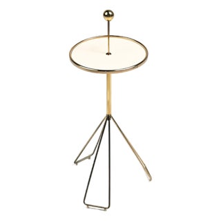 Vintage Brass Side Table For Sale