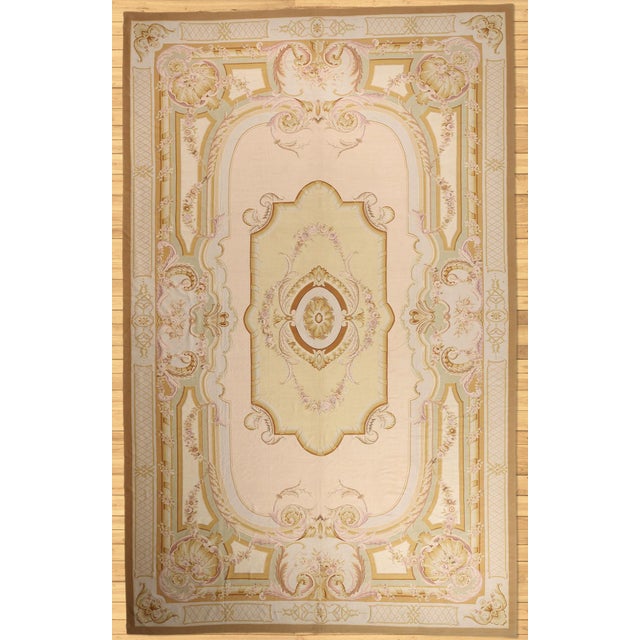 Vintage Chinese Aubusson Rug, 15'02 X 24'01 For Sale - Image 10 of 10