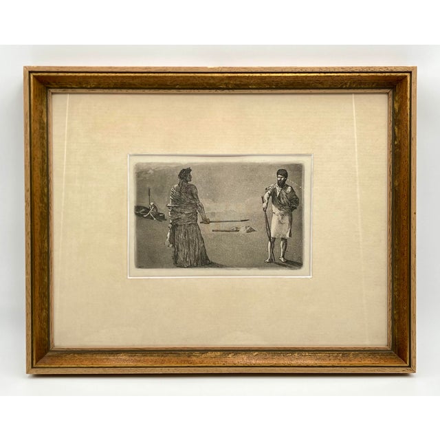 Max Klinger Conclusion (Satire/Resolution), 1879 Original Etching, Opus II Plate Xiii, Framed German Symbolist Art For Sale In West Palm - Image 6 of 6