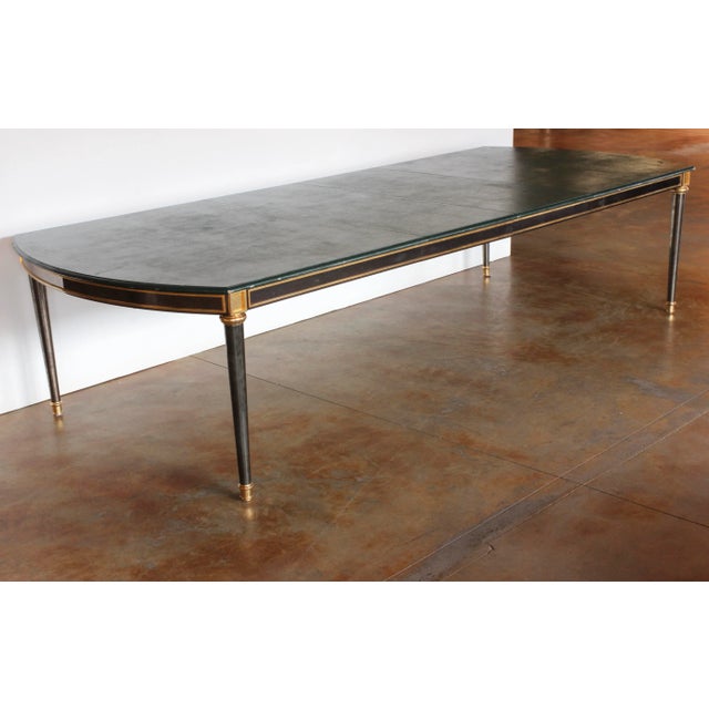 Late 19th/Early 20th Century Neoclassical Style Gilt-Bronze-Mounted Dining Table For Sale In Chicago - Image 6 of 13