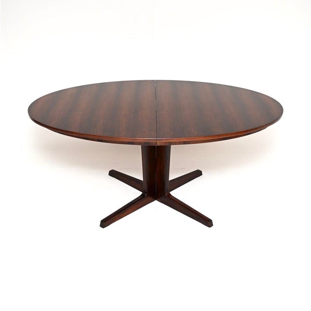 Vintage Danish Extending Dining Table from Bernhard Pedersen & Søn, 1960 For Sale - Image 4 of 11